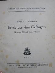 I 97071 1922: Briefe aus dem Gefängnis (1922)