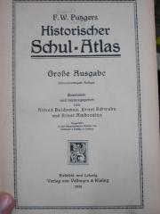II 1961 dh: Historischer Schul-Atlas : Große Ausgabe (1928)