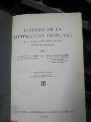 III 84229 b: Histoire de la littérature francaise : a lùsage des étudiants hors de frace (1912)