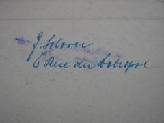 - (Solover, [?]), Von Hand: Autogramm; '[?] Solover
6 Rue du Dobropol'. 