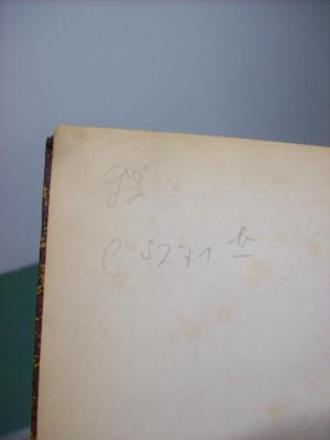 III 5271: Edelsteine deutscher Dichtung und Weisheit im XIII. Jahrhundert : ein mittelhochdeutsches Lesebuch (1851);G45 / 689 (Göritz-Lübeck-Stiftung), Von Hand: Nummer; 'Gl'. 