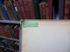 G46 / 3958 (Schildberger, Hugo (Buchhandlung)), Etikett: Buchhändler, Name, Ortsangabe; 'Hugo Schildberger
Buchhandlung
Berlin Flensburgerstr.
Bogen 412'. 