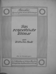III 10208 1 3. Ex: Das vorgoethische Weimar (1908)