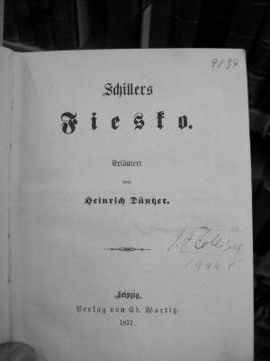 III 17475: Fiesko (1877)