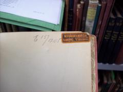 G46 / 2316 (Weitbrecht & Marissal (Buchhandlung)), Etikett: Buchhändler, Name, Ortsangabe; 'Weitbrecht & Marissal
Buchhandlung
Hamburg, 15 Neuer Wall'. 