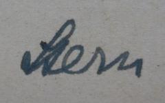 G46 / 1714 (Stern, Erich), Von Hand: Name, Autogramm; 'Stern'.  (Prototyp)