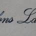 - (Lazarus, Alfons), Stempel: Autogramm; 'Alfons Lazarus'.  (Prototyp)