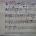-, Papier: -; 'Notenblatt '