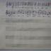 -, Papier: -; 'Notenblatt '