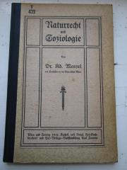 V 421 2. Ex.: Naturrecht und Soziologie (1912)