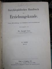 Pa 350 2: Enzyklopädisches Handbuch der Erziehungskunde : M-Z (1908)