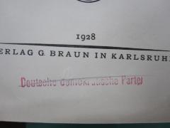 G46 / 2276 (Deutsche Demokratische Partei), Stempel: Name; 'Deutsche demokratische Partei'.  (Prototyp)