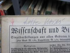 G46 / 1326 (Moses, Lotte), Von Hand: Autogramm, Name; 'Lotte Moses'. 