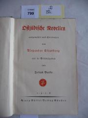 R Eli: Ostjüdischen Novellen. (1918)