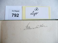 - (Neustädter, Berta), Von Hand: Autogramm; 'B.Neustädter'. 