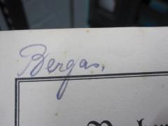 G46 / 2509 (Bergas, Minna), Von Hand: Autogramm, Name; 'Bergas.'. 