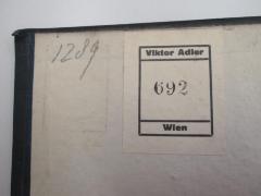 G46 / 2711 (Adler, Victor), Stempel: Signatur; '692'. 