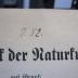 Pe 1316 d: Methodik der Naturkunde auf Grund der Reformbestrebungen der Gegenwart mit Anschluß von mehreren Lehrproben (1909)