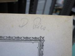 G46 / 1965 (Ries, D.[?]), Von Hand: Autogramm, Name; 'D. Ries'. 