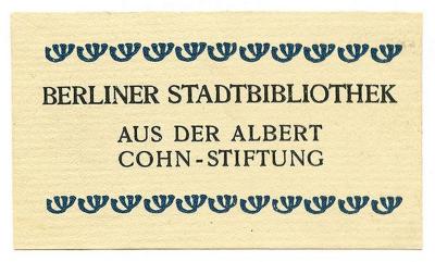 Exlibris-Nr.  498