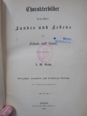 II 1621 3 ad: Charakterbilder deutschen Landes und Lebens für Schule und Haus (1891)