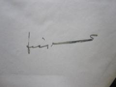 G45 / 3006 (Siegmund, [?]), Von Hand: Autogramm, Name; 'Siegmund'. 