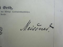 G46 / 1036 (Meißner, Max), Von Hand: Autogramm, Name; 'Meissner.'. 