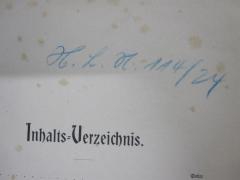 G45 / 2741 (Cöler[?], [?]), Von Hand: Notiz, Nummer; 'H. L. N. 114/24'. 