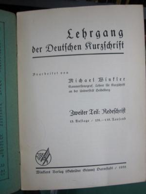 Oa 73 ac 2: Redeschrift (1935)