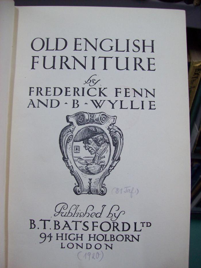 Dl 194 1920: Old english furniture (1920)