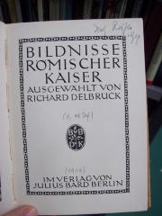 Df 130: Bildnisse römischer Kaiser (1914)