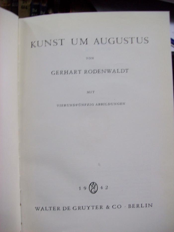 Dd 415 2.Ex.: Kunst im Augustus (1942)