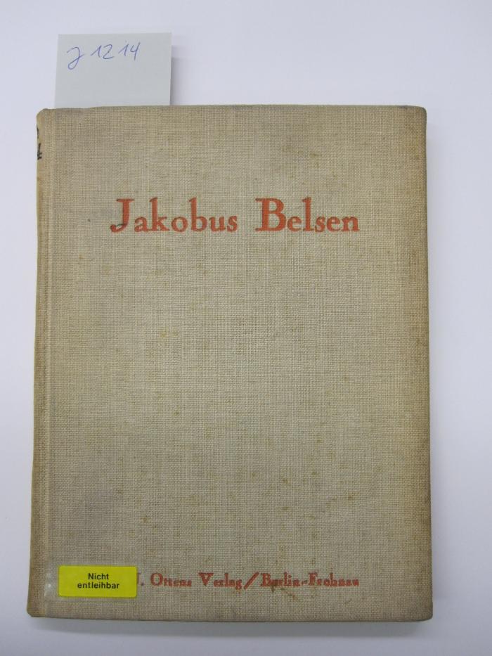 Db 794: Jakobus Belsen ([1930])
