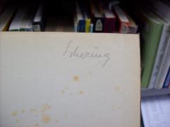 G46 / 976 (Schering, Arnold), Von Hand: Autogramm, Name; 'Schering'. 