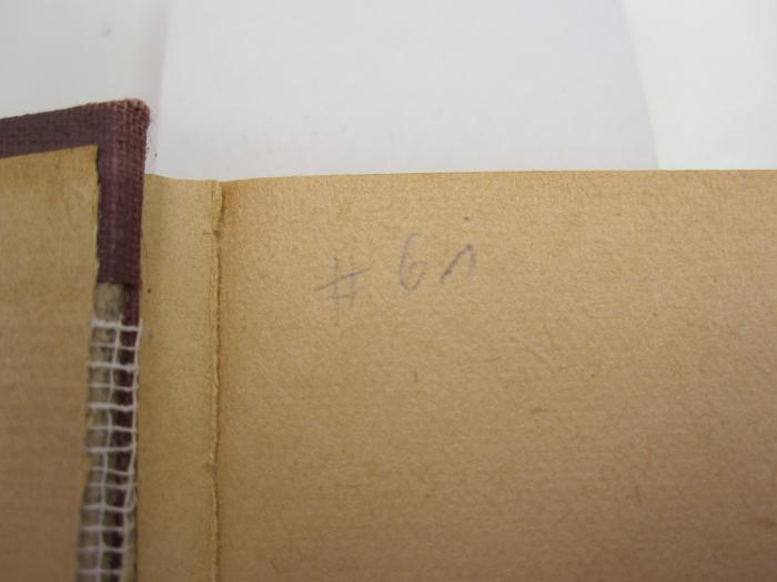 Kh 93 1939: Kämpfer für das Leben : Ruhmestaten großer Naturforscher und Ärzte ([1939]);G69 / 1050 (Schwichtenberg, Günter), Von Hand: Exemplarnummer; '#61'. 