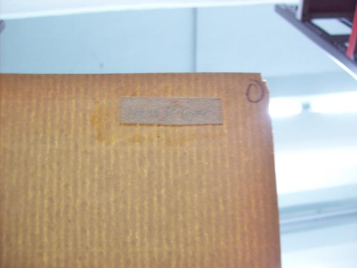 Hf 85 e: Von den Quellen des Lebens : sieben Aufsätze (1919);G45 / 2587 (Krüger, Hans), Stempel: Name; 'Hans Krüger'. 
