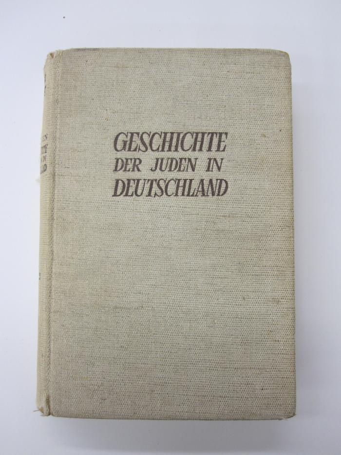 Ah 297 3.Ex.: Geschichte der Juden in Deutschland (1935)