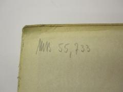 - (Franz-Mehring-Bibliothek), Von Hand: Signatur; 'MB 55,733'. 
