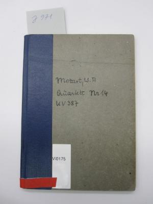 Vi 175: Streichquartett No. 14 (1) G-dur ; Köchel No. 387 (o.J.)