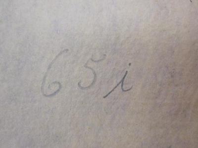 VIII 1673 3 3.Ex.: Ueber den Satz vom Grunde ; Ueber den Willen in der Natur ; Die Grundprobleme der Ethik (o.J.);G46 / 3701 (St. Bonifatiuskloster Hünfeld. Bibliothek), Von Hand: Signatur; '65i'. 