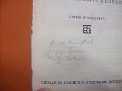 G46 / 3772 (Salecker, Lotte), Von Hand: Annotation; '[...] [...]
Griechisch [...]
[...] [...]'. 