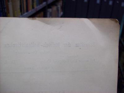 Hk 395 5: Die Werke Philos von Alexandria ; fünfter Teil (1929);G46 / 1789 (St. Bonifatiuskloster Hünfeld. Bibliothek), Von Hand: Signatur; '63i'. 