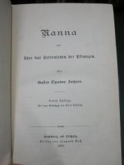 X 3666 Ers.: Nanna oder über das Seelenleben der Pflanzen (1903)