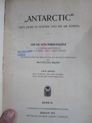 II 3174 2 2.Ex.: "Antarctic" : zwei Jahre in Schnee und Eis am Südpol (1904)
