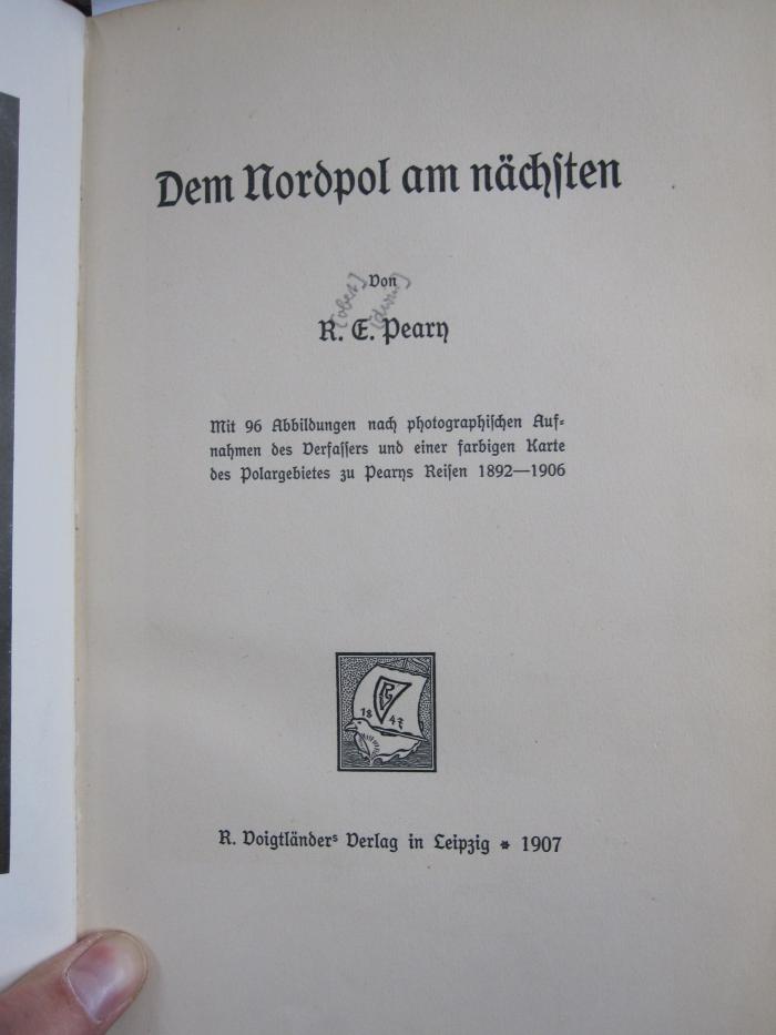 II 2979 3.Ex.: Dem Nordpol am nächsten (1907)