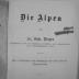 II 4206 2.Ex.: Die Alpen (1900)
