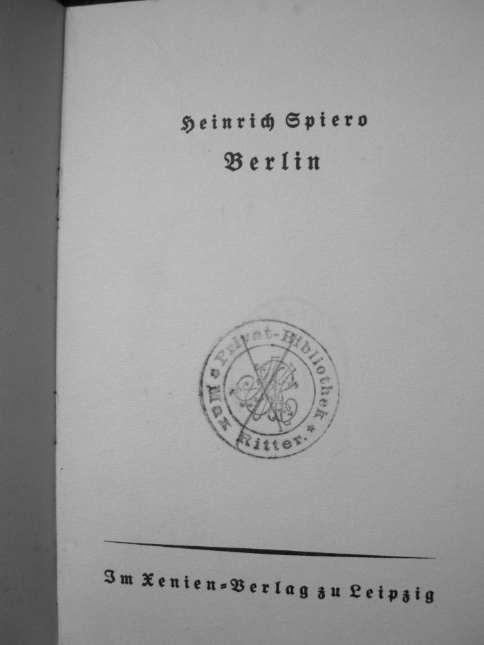 II 6477 4.Ex.: Berlin (o.J.)