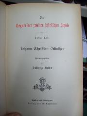 III 5160 38 2. Ex.: Johann Christian Günther (o.J.)