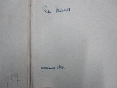 G45 / 2905 (Scheibert, Peter), Von Hand: Autogramm, Name, Datum; 'Peter Scheibert
November 1940.'.  (Prototyp)