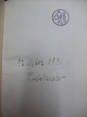 G45 / 109 (Kessler, Grete), Von Hand: Autogramm, Name, Datum; '12. März 1931<br />
Grete Kessler'. 